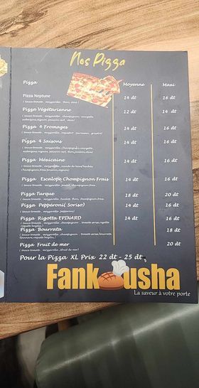 Fankousha Photo Menu 2