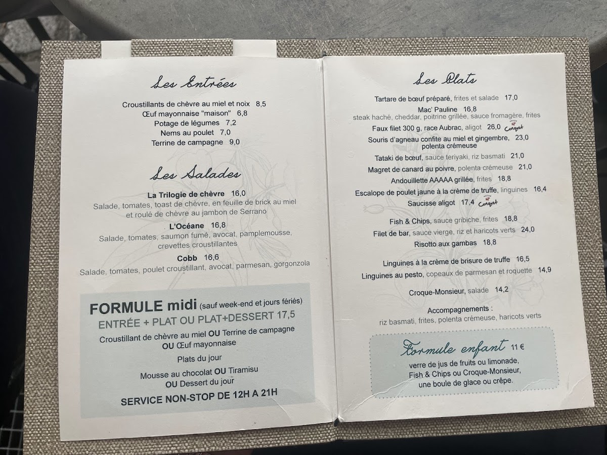 Le Café de Pauline Photo Menu 3
