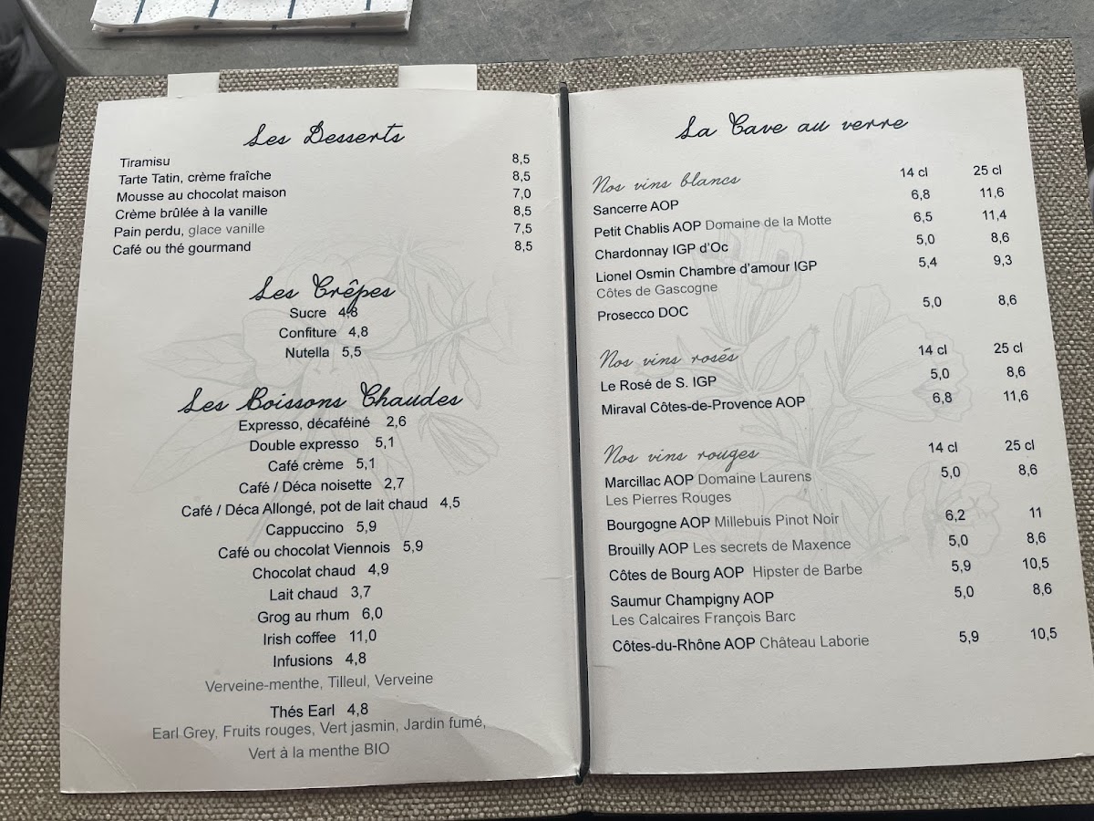 Le Café de Pauline Photo Menu 4