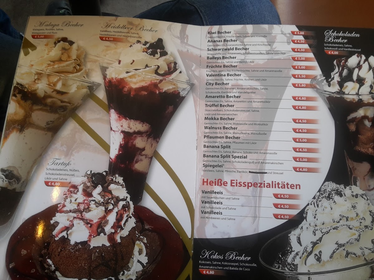 Eis-Cafe Venezia Photo Menu 1