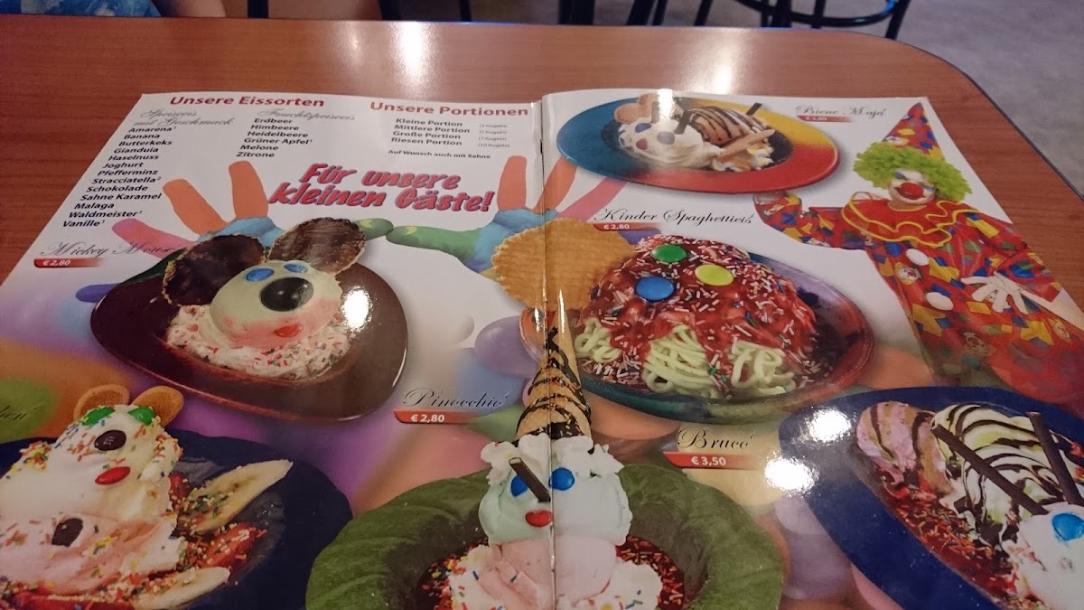 Eis-Cafe Venezia Photo Menu 3
