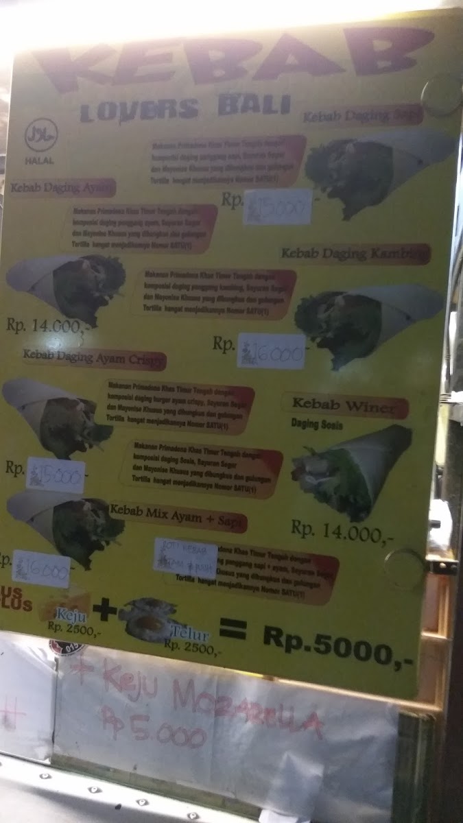 KEBAB LOVERS_BALI Photo Menu 7