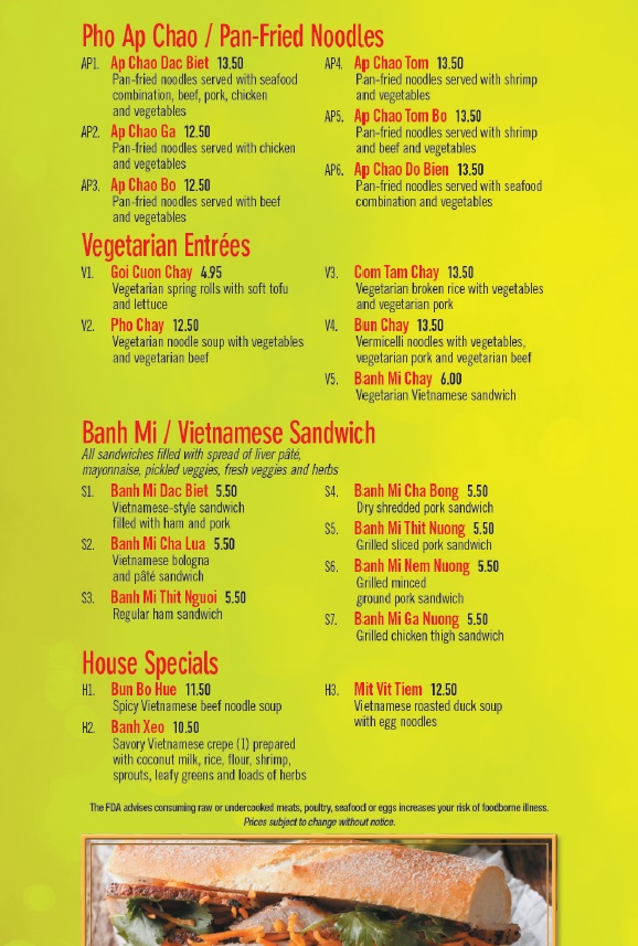 Pho King Vietnamese Cuisine Photo Menu 4