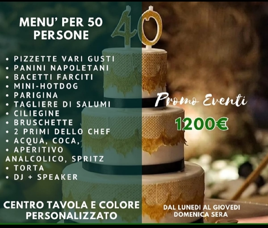 Roca Club Ristorante Eventi Giardino Photo Menu 3