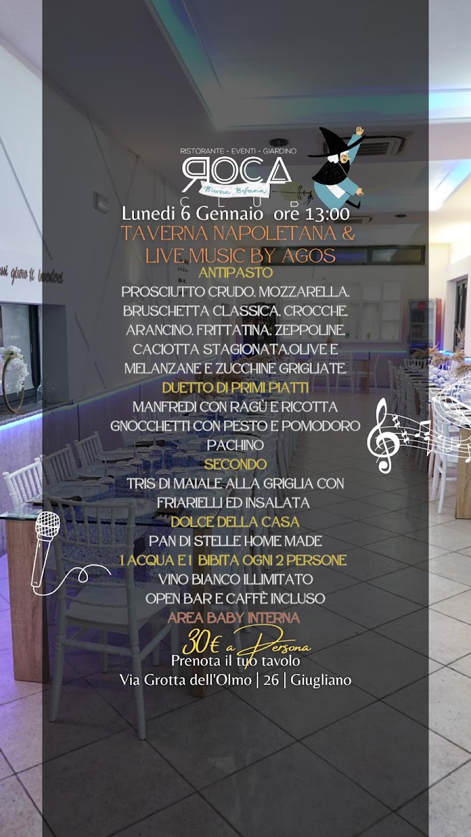 Roca Club Ristorante Eventi Giardino Photo Menu 4