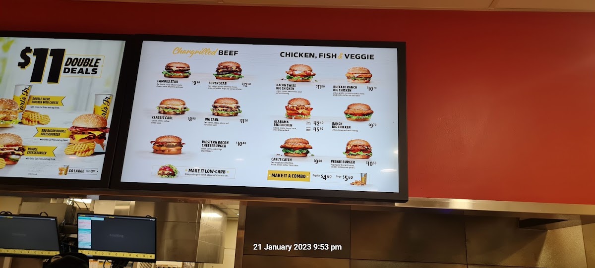 Carl's Jr. Pakuranga Photo Menu 10
