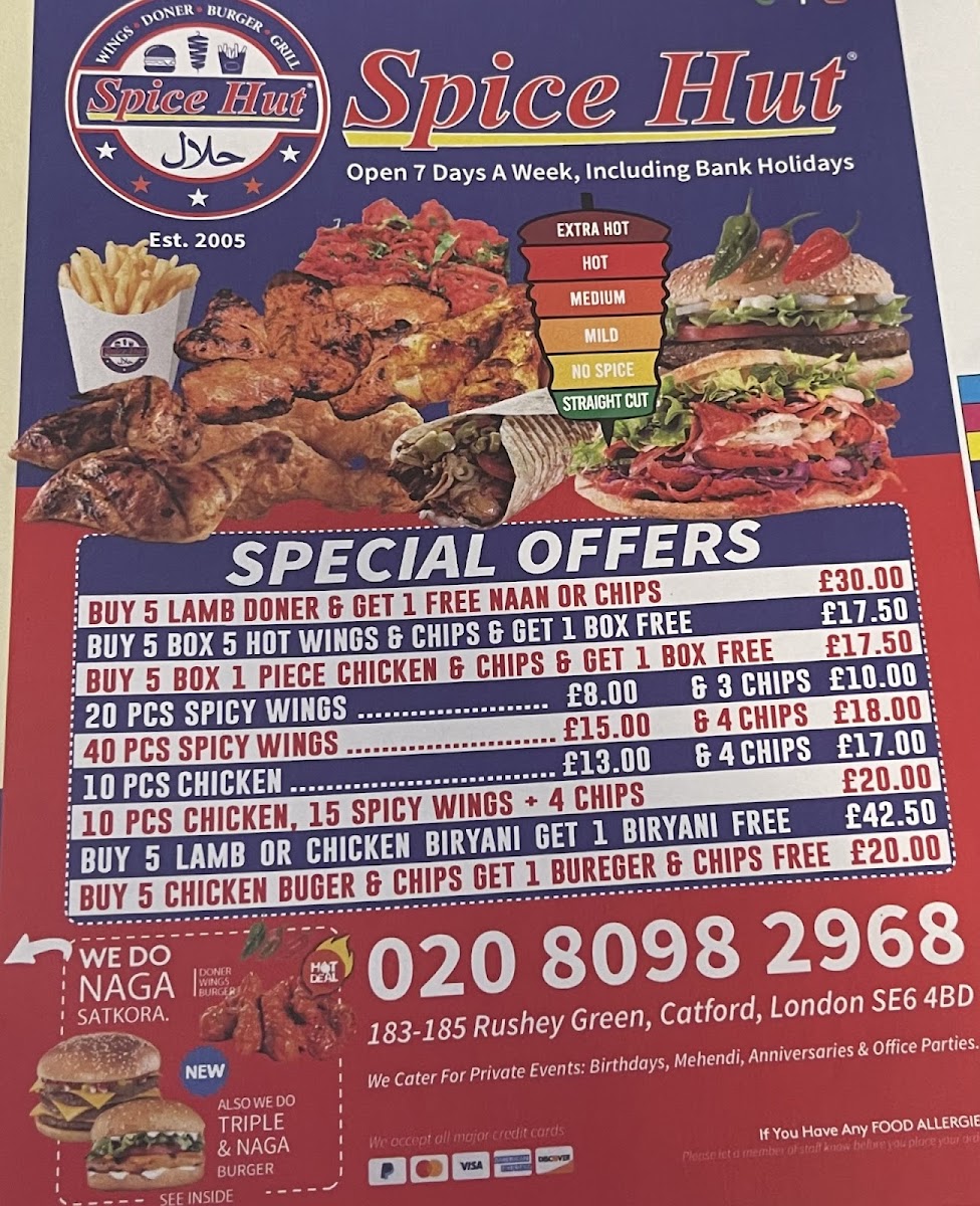 Spice Hut (Catford) Photo Menu 10