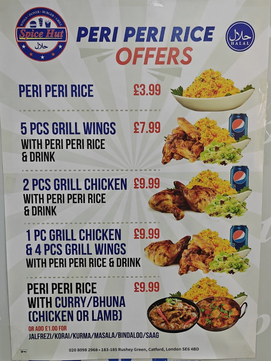 Spice Hut (Catford) Photo Menu 3
