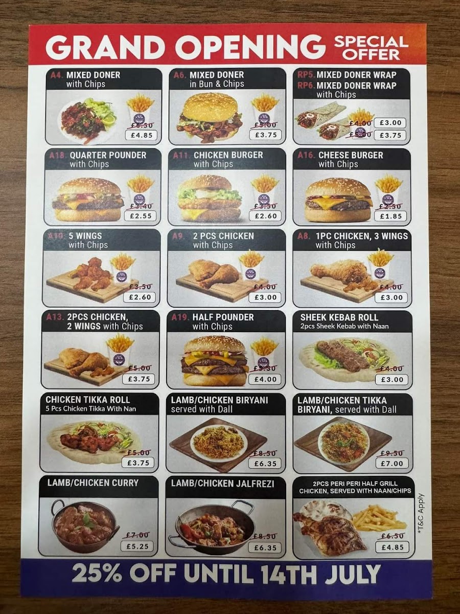 Spice Hut (Catford) Photo Menu 5