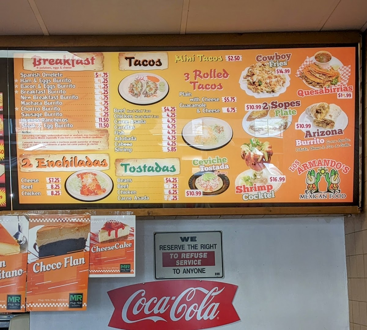 Los Armandos Mexican Food Photo Menu 3