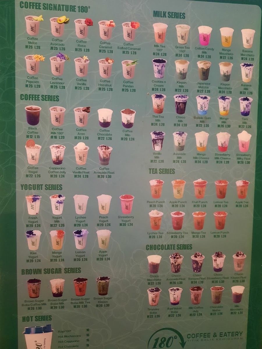 180° COFFEE AND EATERY Photo Menu 5