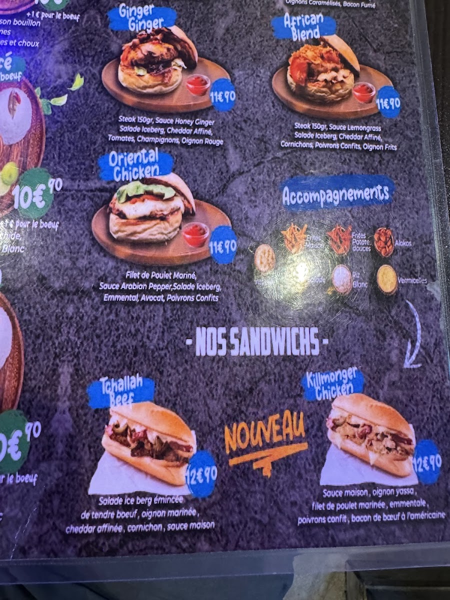 Wakanda factory Paris nation Photo Menu 2