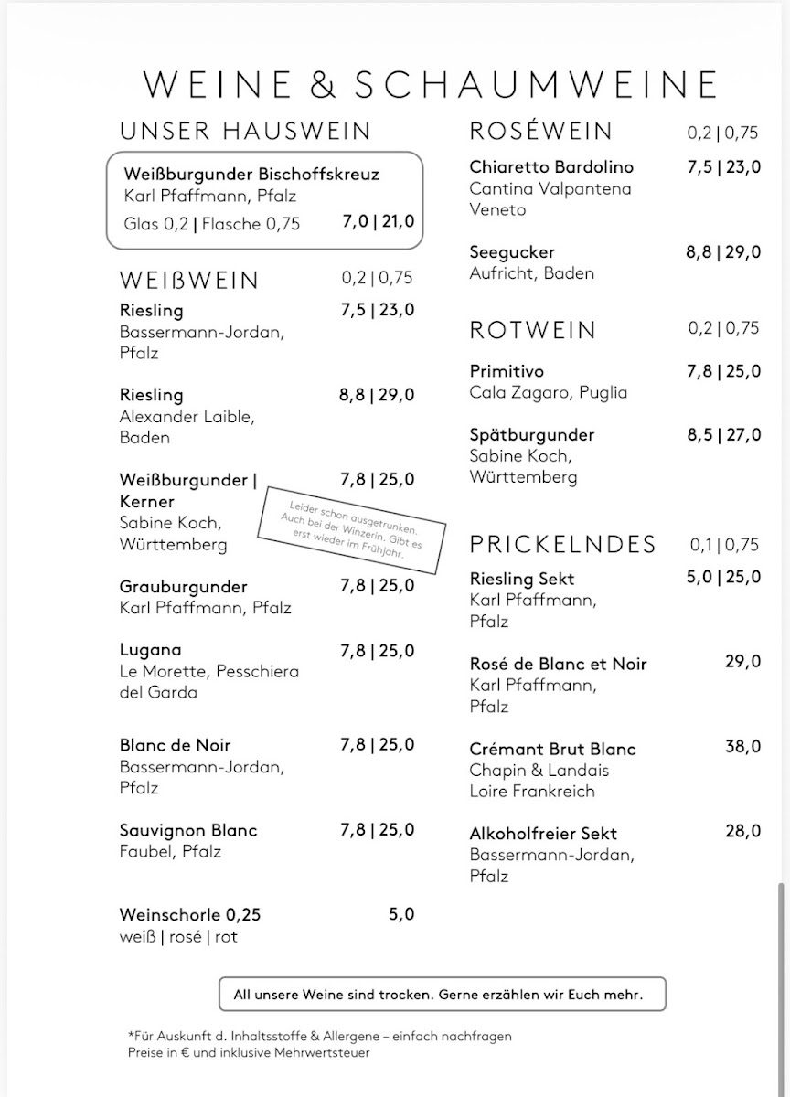 Café-Bar Marktschenke Photo Menu 1