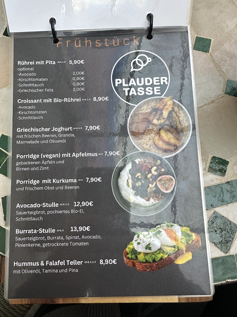 Plaudertasse Nordend Photo Menu 1