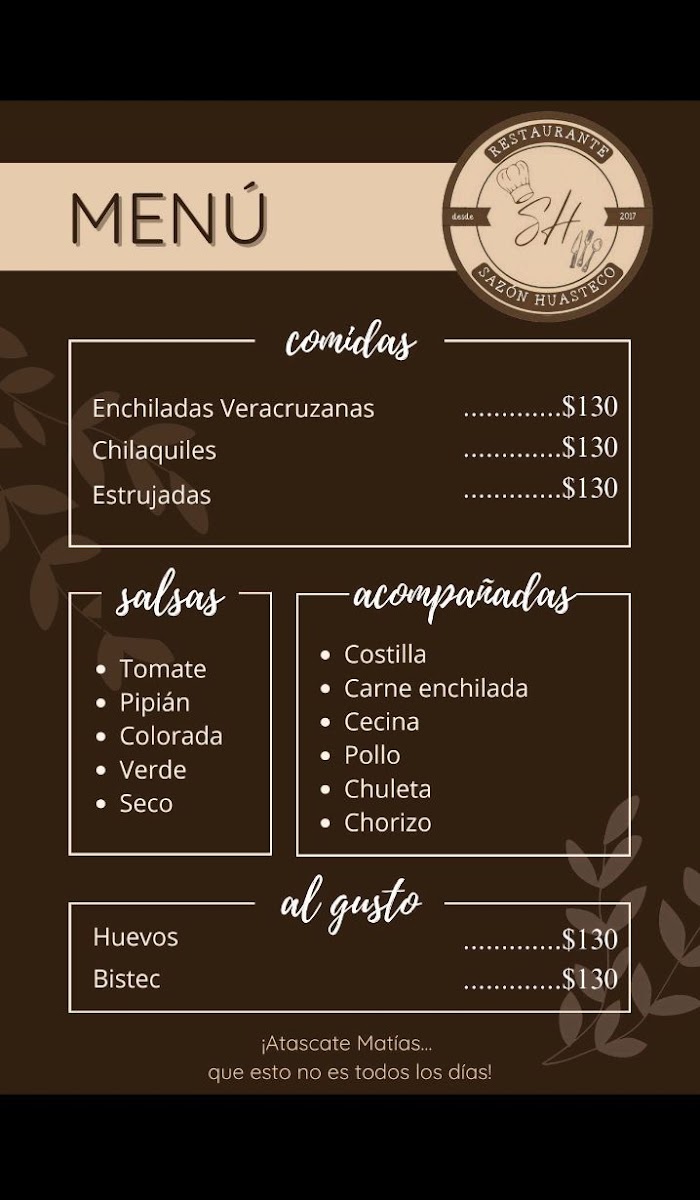 Sazon huasteco Photo Menu 2