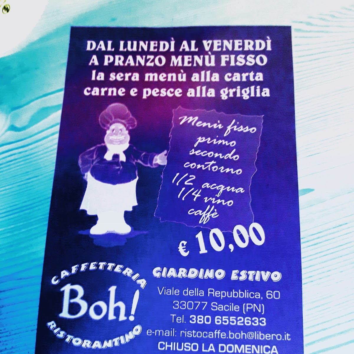 Ristorantino Boh di Skomina Massimo Photo Menu 1