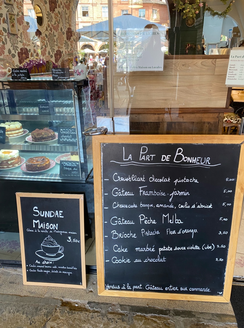 La Part de Bonheur - Salon de thé - Photo Menu 3
