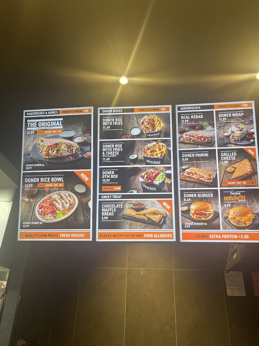 German Doner Kebab Photo Menu 10
