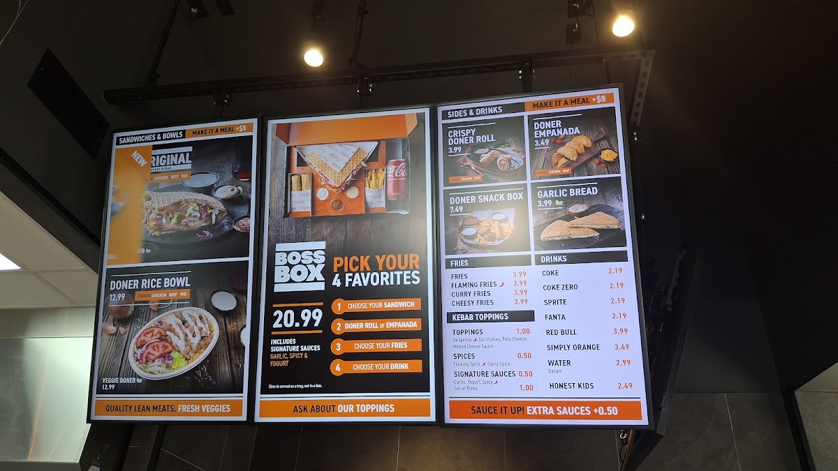 German Doner Kebab Photo Menu 3