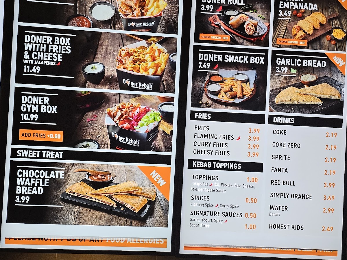 German Doner Kebab Photo Menu 5