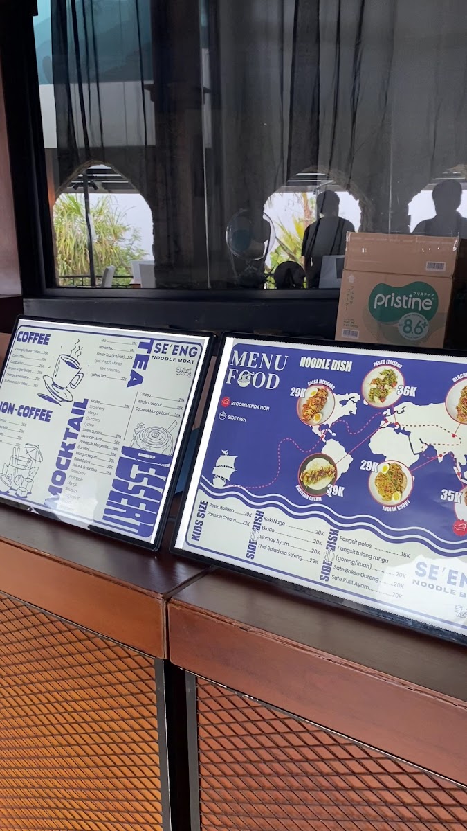 Se'eng Noodle Boat Photo Menu 1