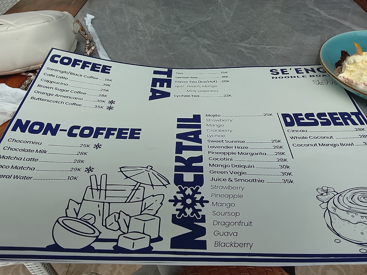 Se'eng Noodle Boat Photo Menu 10
