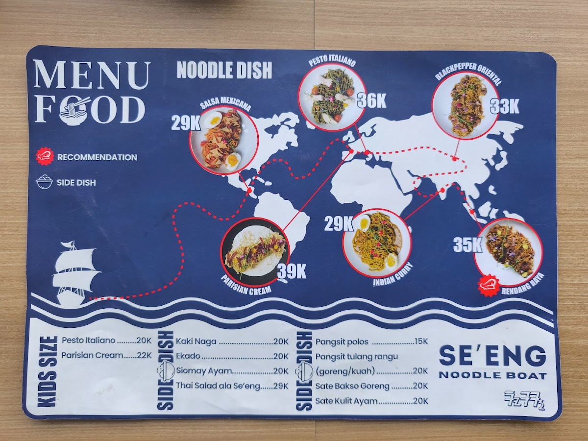 Se'eng Noodle Boat Photo Menu 6