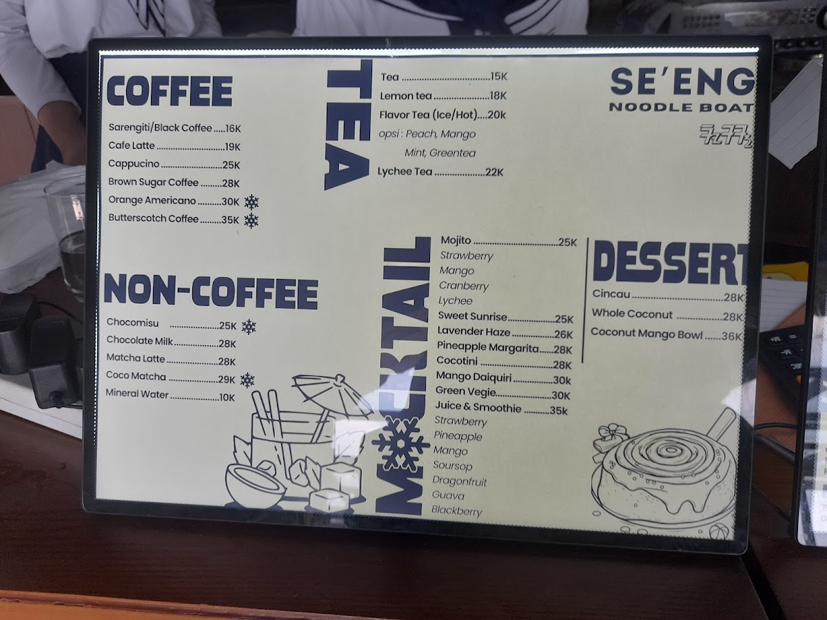 Se'eng Noodle Boat Photo Menu 7