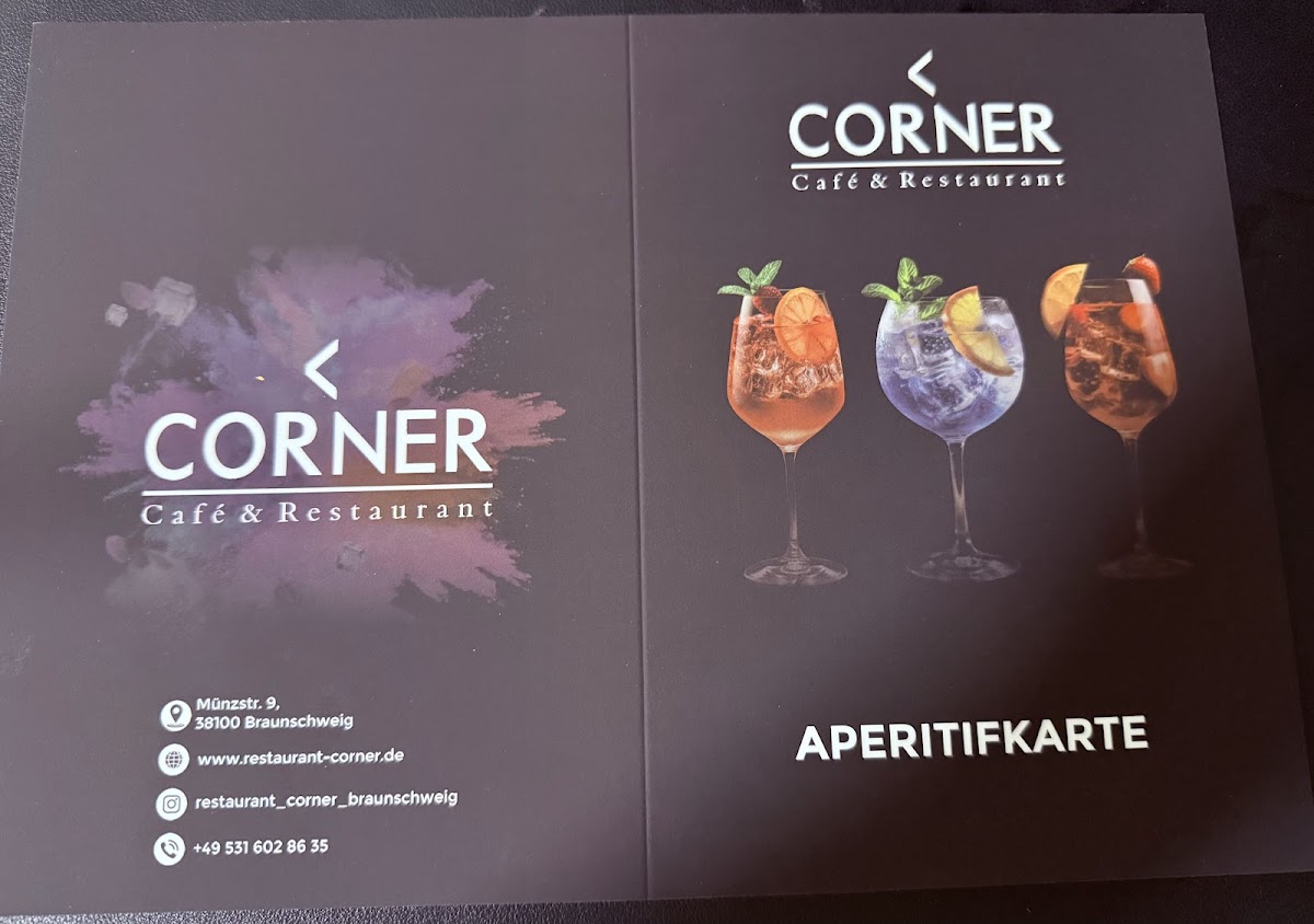 Corner Café Restaurant Photo Menu 1