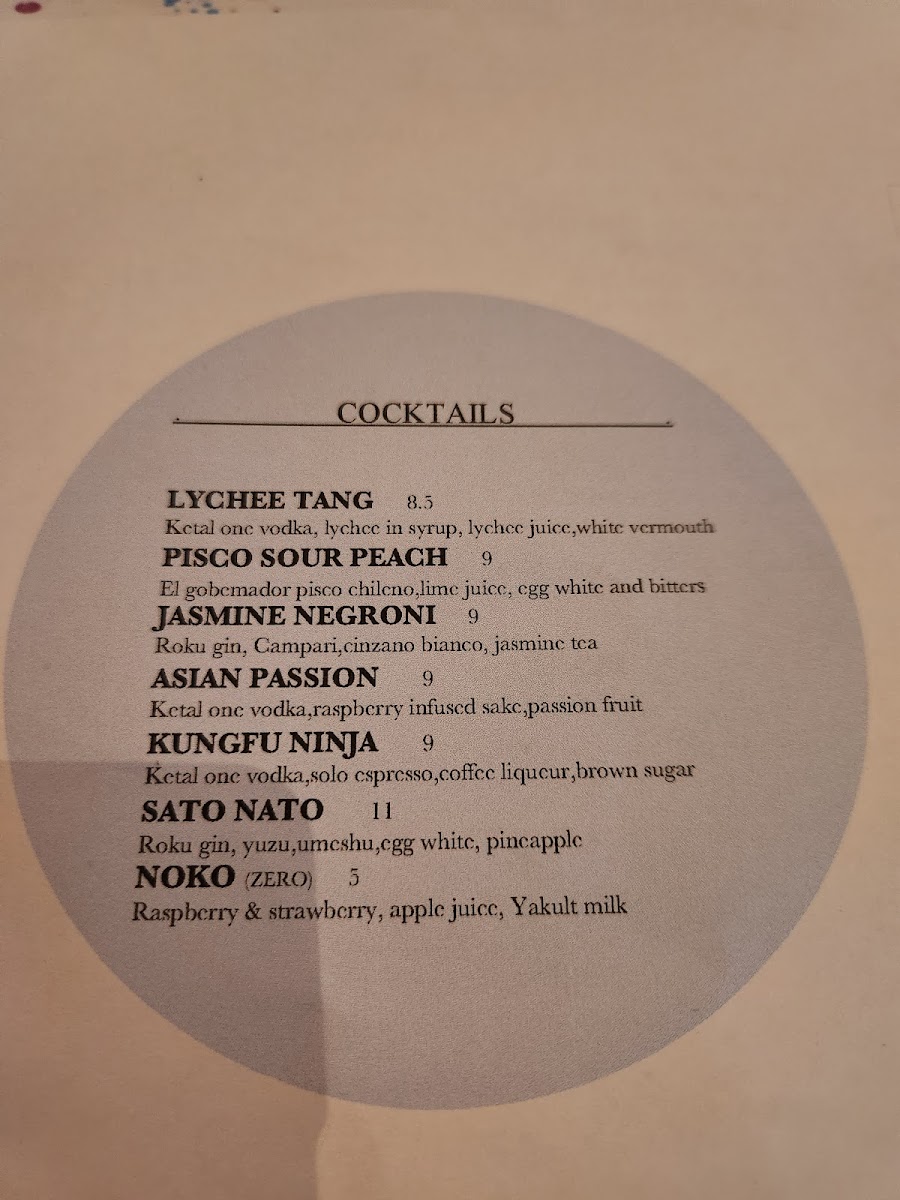NOKO (Camberwell) Photo Menu 6
