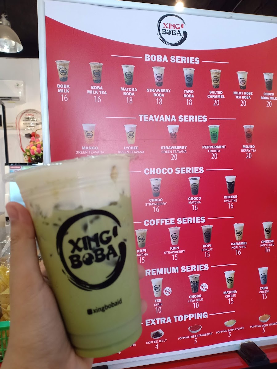 Xing Boba Photo Menu 1