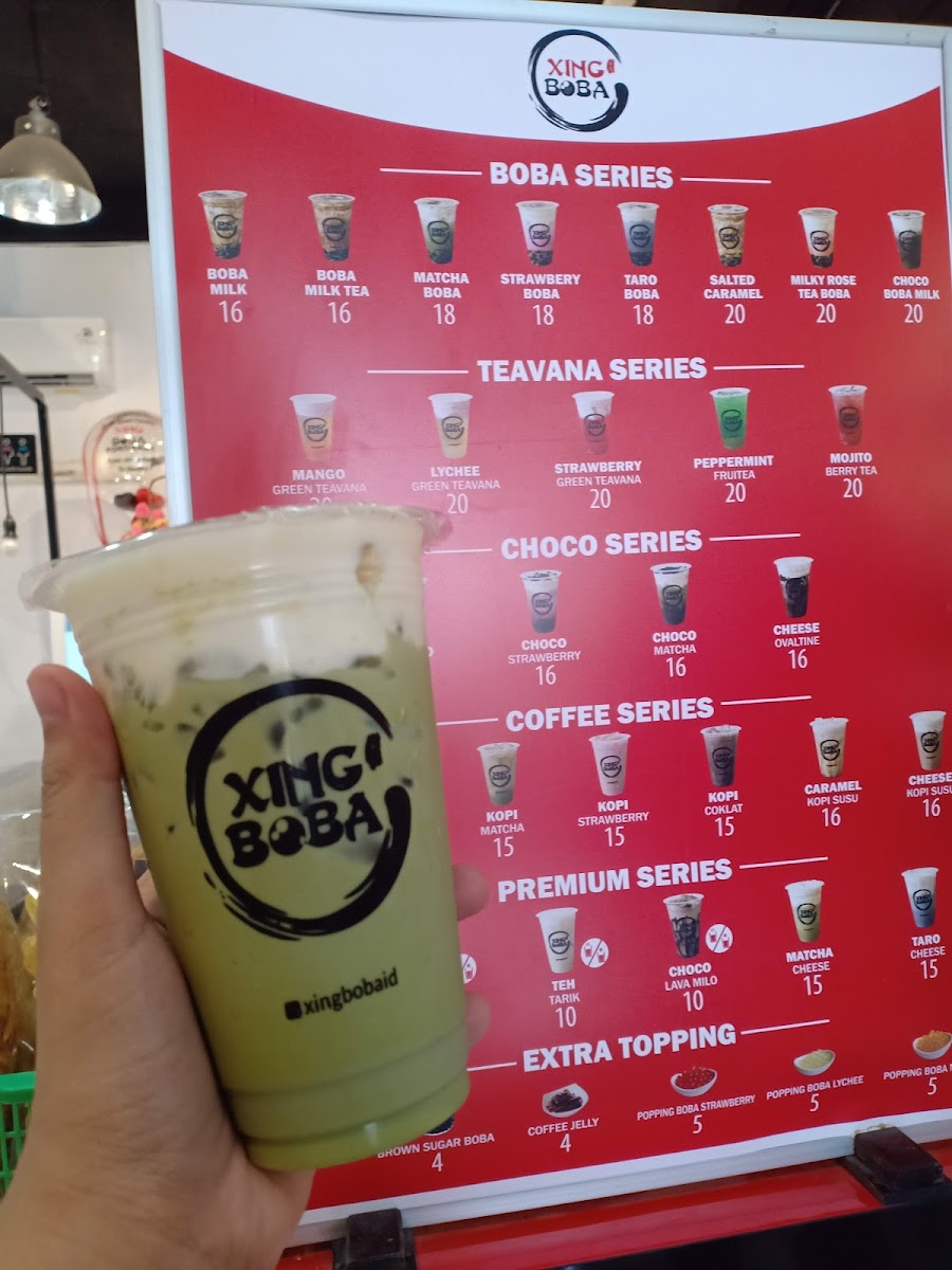 Xing Boba Photo Menu 2