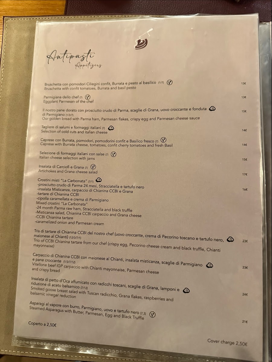 La Carbonata Ristorante via Cavour Photo Menu 7