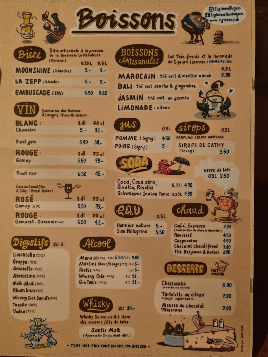 Inglewood Grancy Photo Menu 10