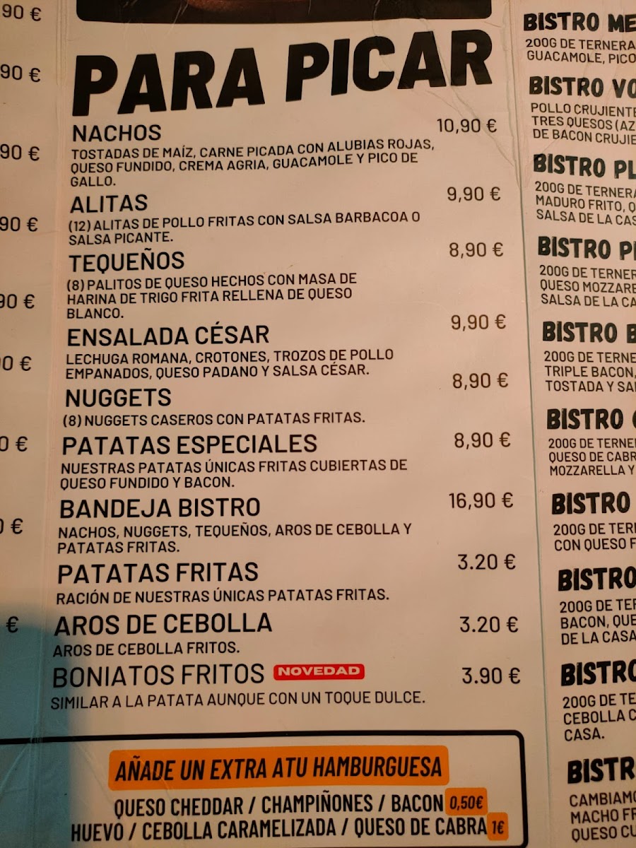 Bistro Burger Photo Menu 7
