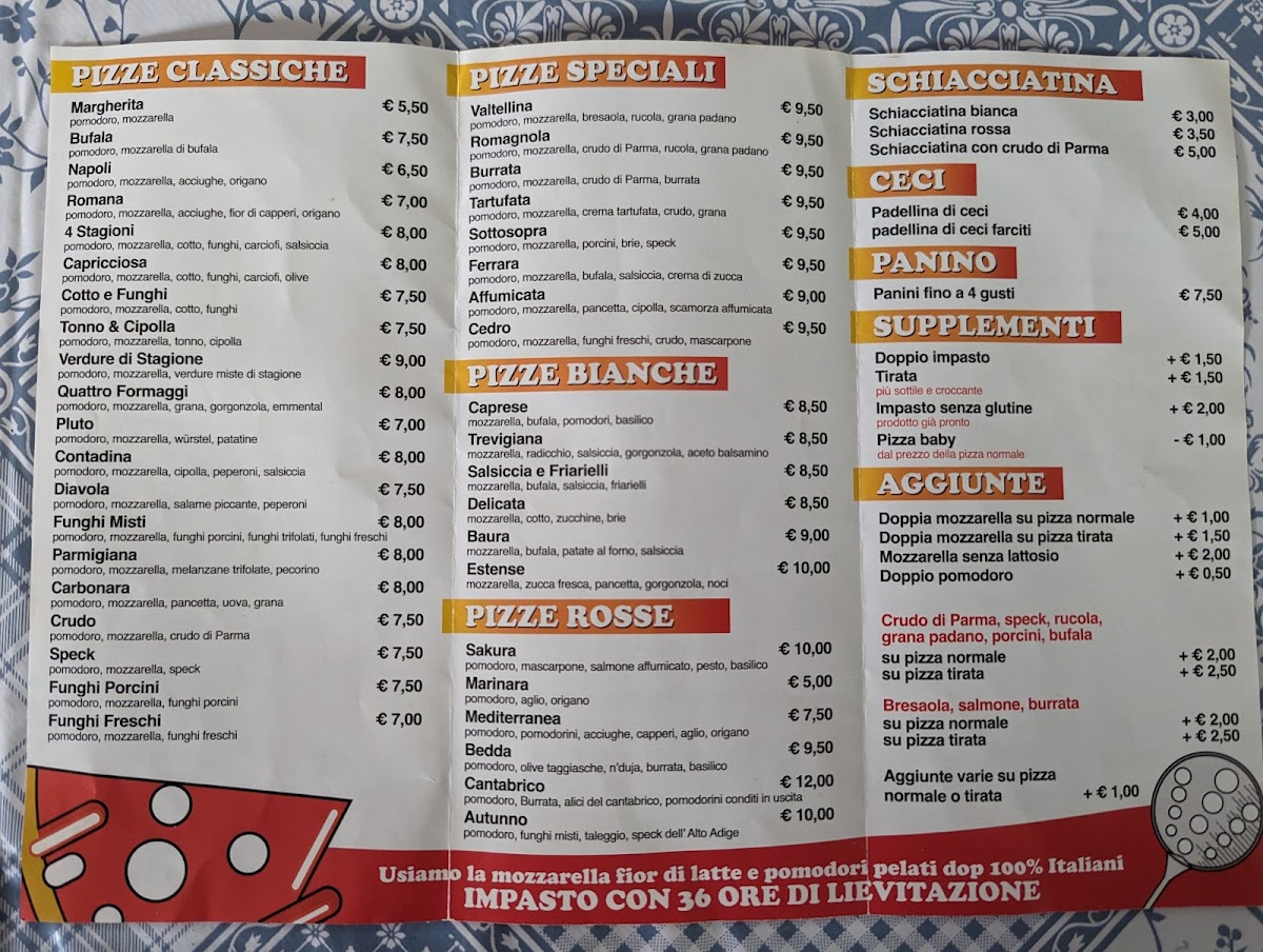 IL CEDRO Pizzeria da asporto Photo Menu 3