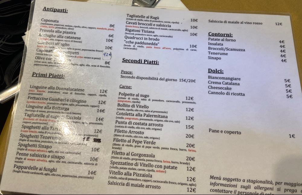La Taverna Del Lupo Photo Menu 3