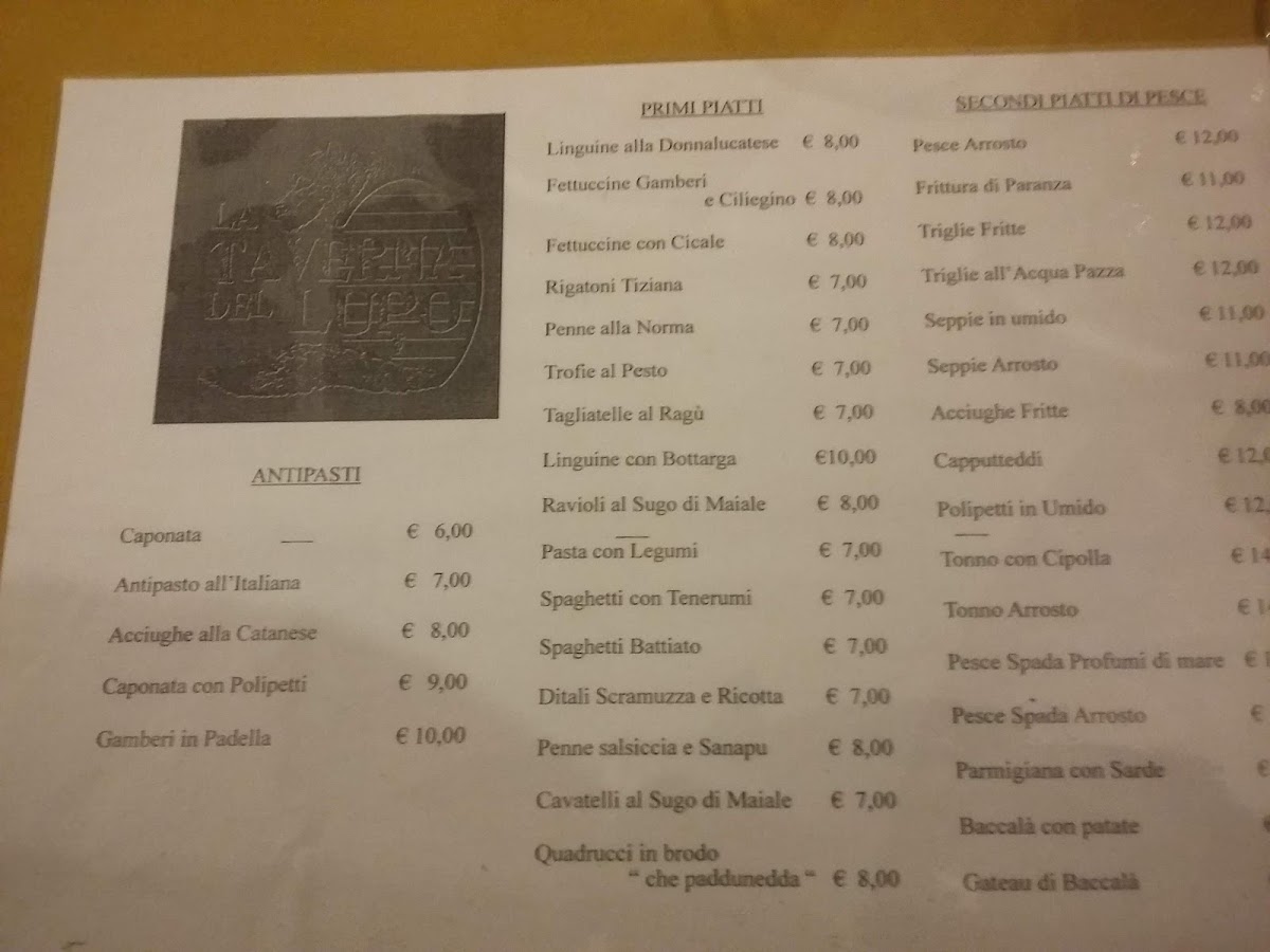 La Taverna Del Lupo Photo Menu 8