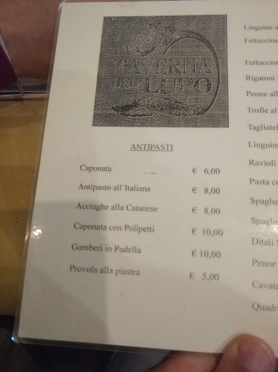 La Taverna Del Lupo Photo Menu 9