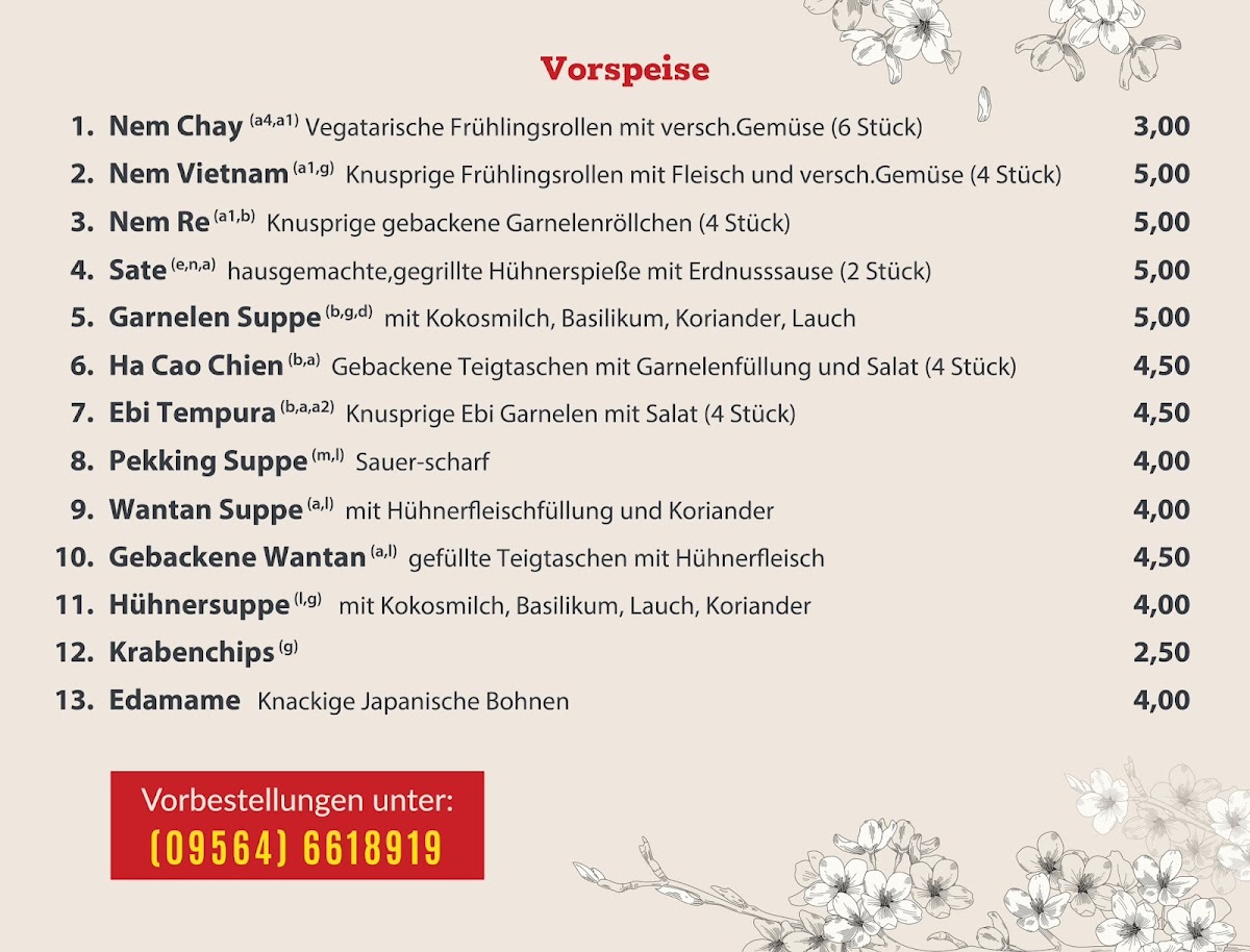Asia Phong (Bad Rodach) Photo Menu 1
