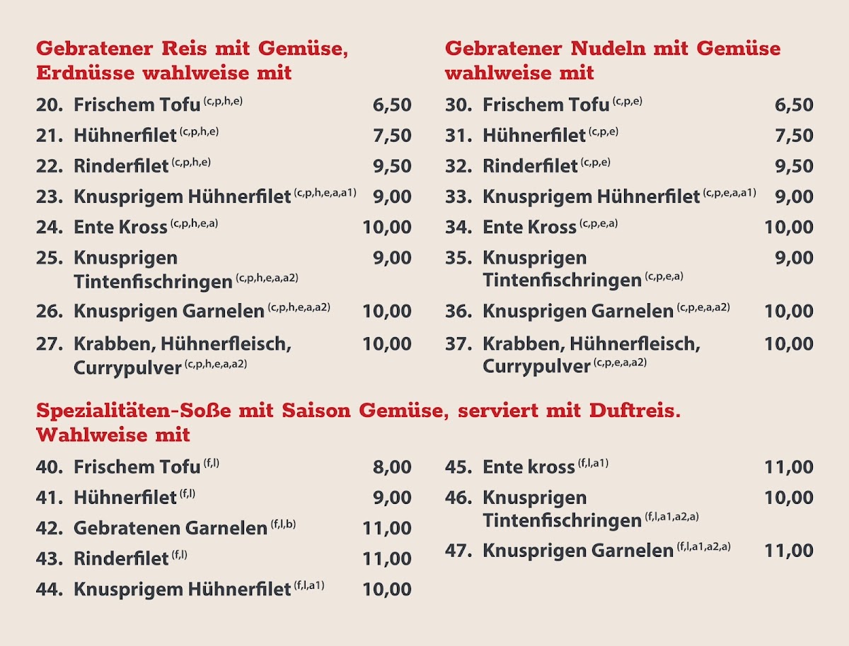 Asia Phong (Bad Rodach) Photo Menu 3