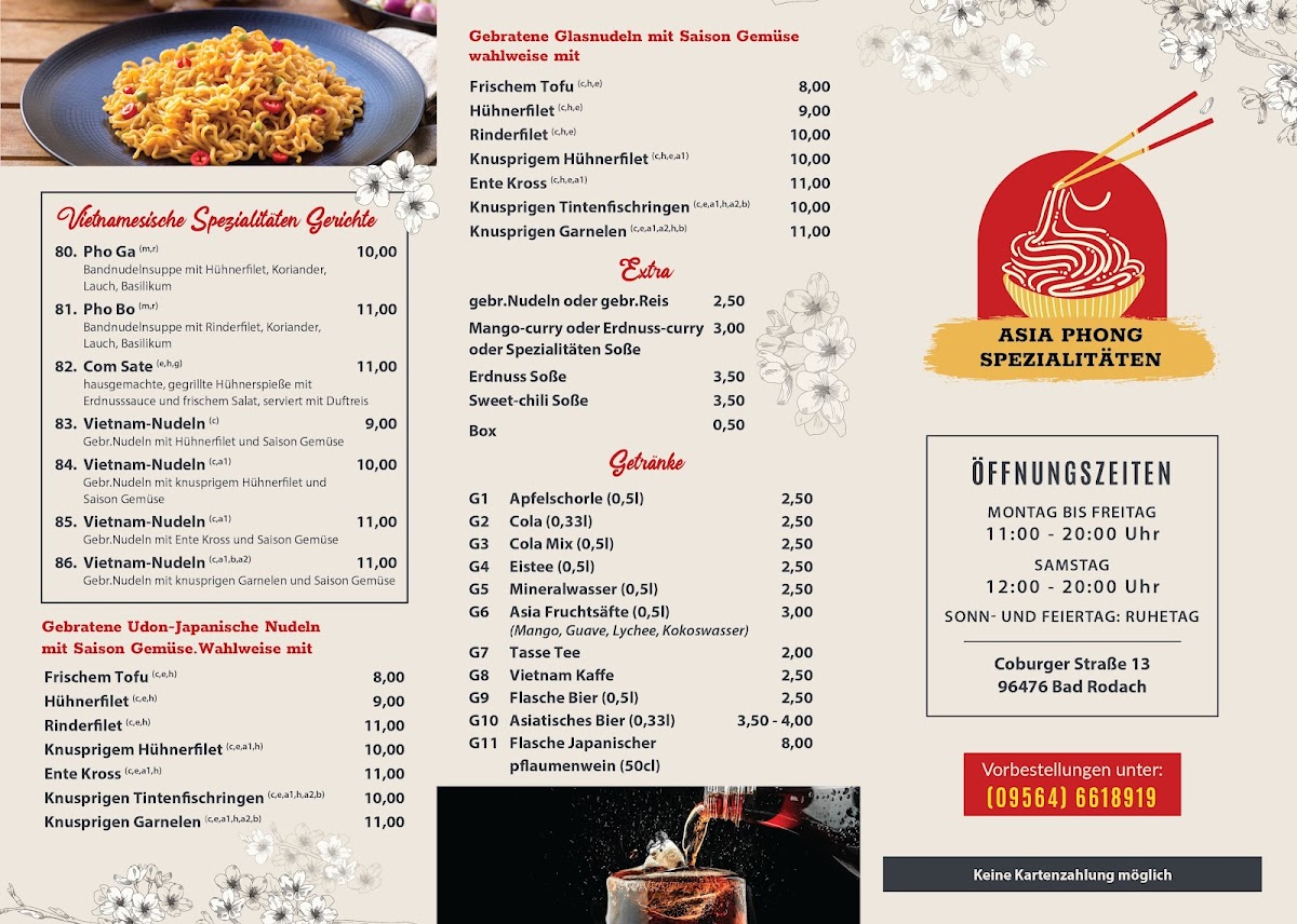 Asia Phong (Bad Rodach) Photo Menu 7