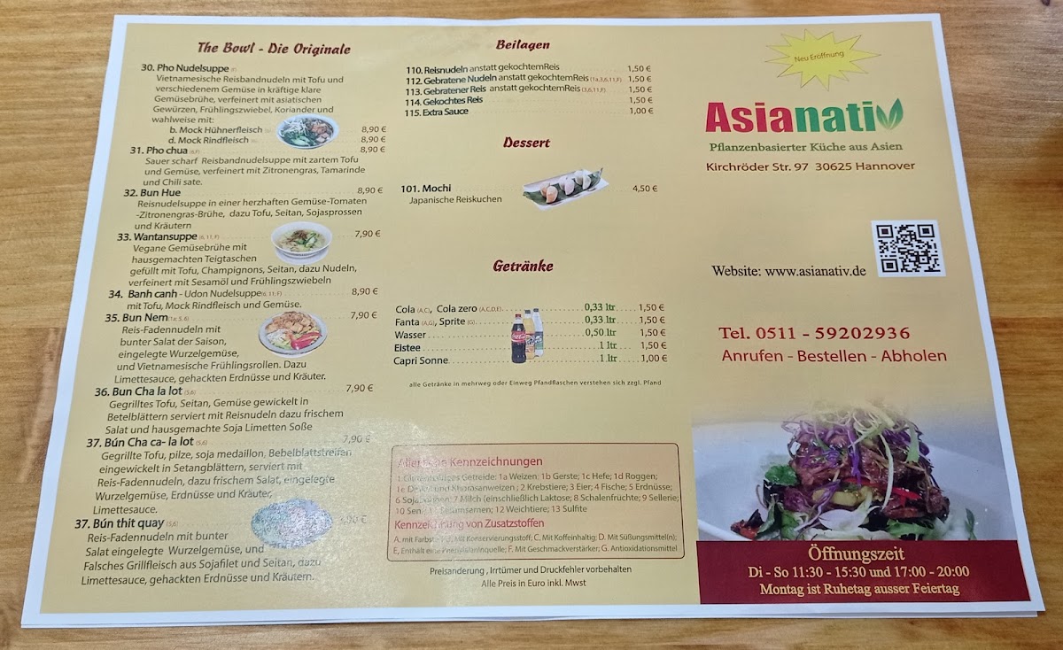 Asia Nativ Photo Menu 4