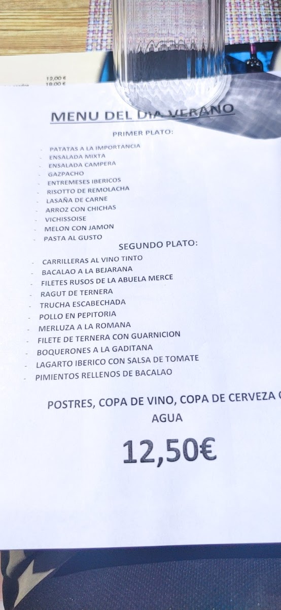 La Cerrallana Photo Menu 5