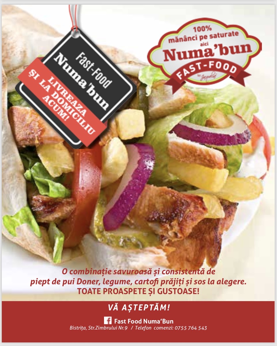Fast Food Numa'Bun Photo Menu 1