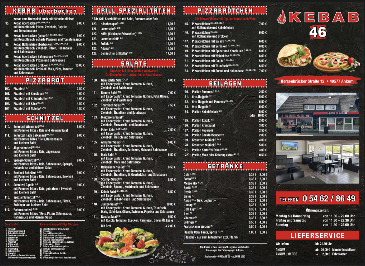 Kebab46 Photo Menu 2