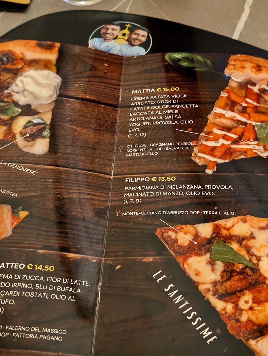 Santissima Pizza Photo Menu 2