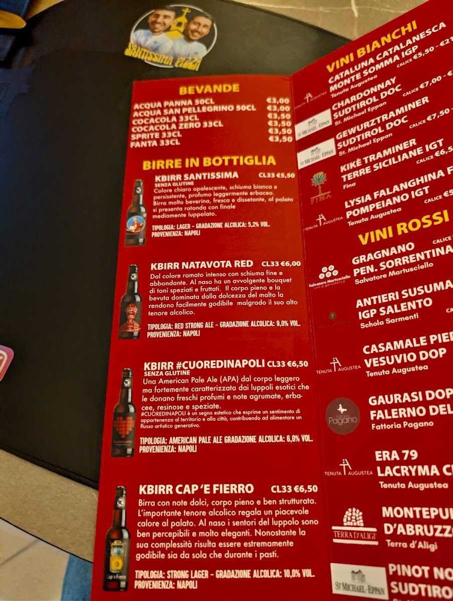 Santissima Pizza Photo Menu 4