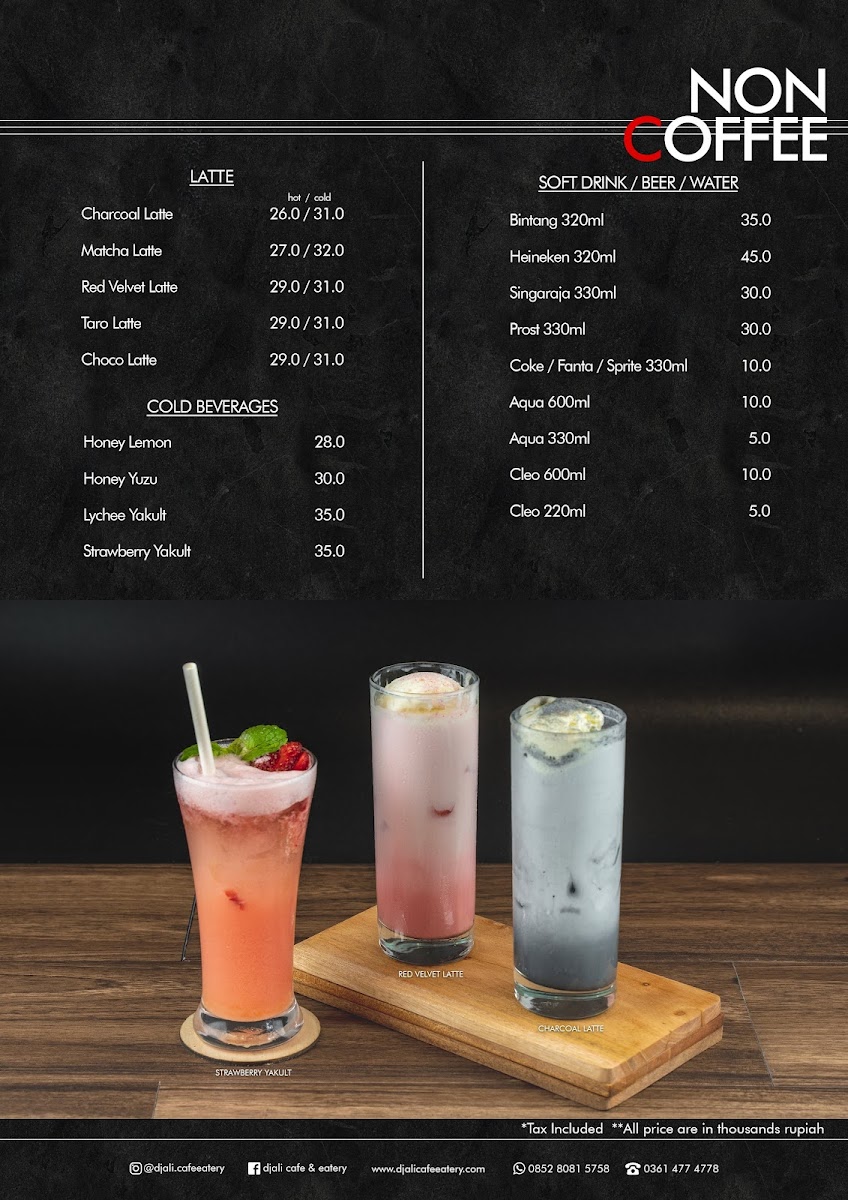 D'jali Cafe & Eatery Photo Menu 1