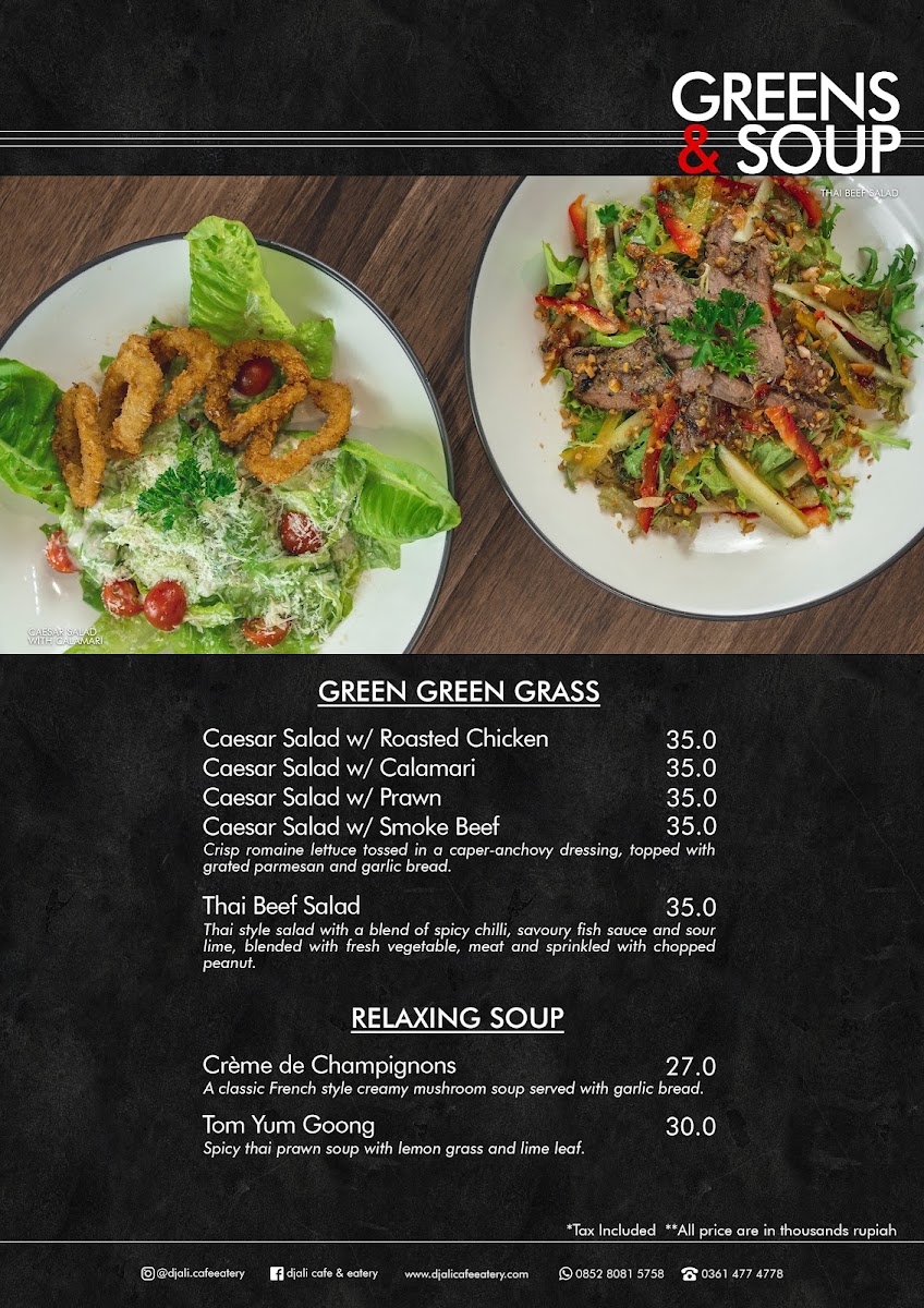 D'jali Cafe & Eatery Photo Menu 10